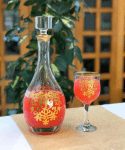 Carafe avec 6 verres tulipes d’Italie – Transparent-sojia (2)