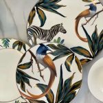 25-Piece SAFARI Tableware Set for 6 People