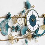 Grande Horloge murale de Luxe en forme de paon – sojia (5)